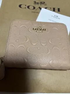 coachコンパクト二つ折り財布（未使用）