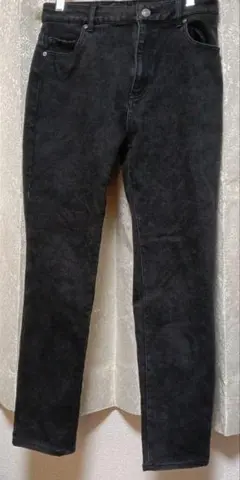 CINEMA CLUB ブラック スキニーデニム L