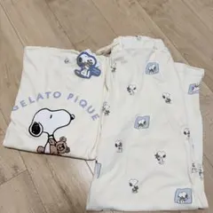 新品未使用 ジェラピケ スヌーピー 上下セット パジャマ