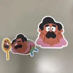 デュオマート　オスカーのシール2枚