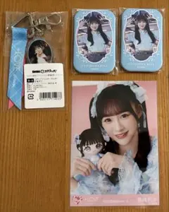 ＝LOVE DMMスクラッチD賞 音嶋莉沙 キーホルダー E賞 缶バッジ 生写真