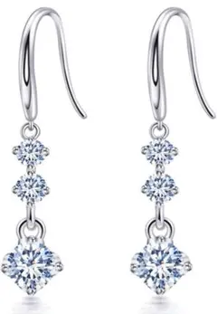 e135ピアス レディース 人気 最高級ジルコニア ピアス 揺れる