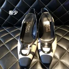 ♦️超希少美品23.5~24.5cmミュール‼️フェラガモ/パンプス/8.5D