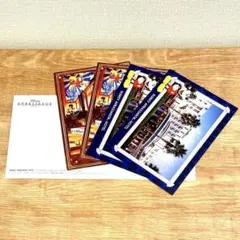 【4枚セット】ディズニーランド アンバサダーホテル ポストカード ノベルティ