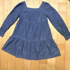最終値下げ★GAP KIDS デニムブルー ワンピース M (8) 長袖