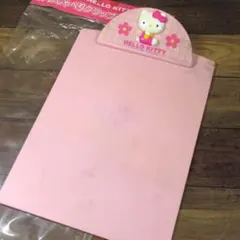 【q-269s/km】ハローキティ　おしゃべりクリップバインダー　当時物　レトロ