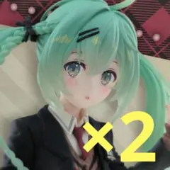 初音ミク Preppy リボンガール フィギュア 2種セット② - メルカリ