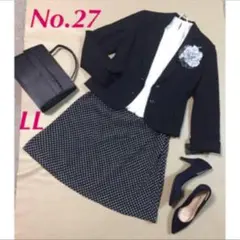 27-LL【新品】レディーススーツ スカートスーツ ママスーツ 入園式 入学式