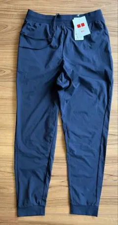 新品 UNIQLO ドライEXウルトラスストレッチアンクルパンツ M ネイビー