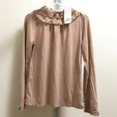 アクシーズファム　ガーデンタートル プルーオーバー 薔薇 花 レース ピンク