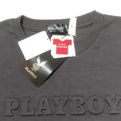 PLAYBOY　プレイボーイ　タグ付き未使用　胸立体文字　バックプリントTシャツのサムネイル