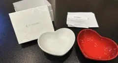 ✨値下げ済み✨Le Creuset ハート型食器セット 2個のサムネイル