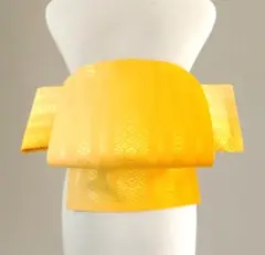 夏帯 紗 二部式銀座作り帯 キュートにサーモンピンク 博多 胴巻～172 