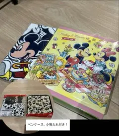 非売品　ミッキー＆ミニー タオル　ペンケース　小物入れ