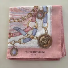 【新品未使用】TRUSSARDI 大判ハンカチ
