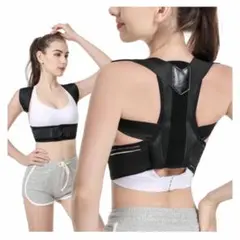 Bodykoo 姿勢サポーター 姿勢ベルト 背筋ベルト 脱着簡単 男女兼用 L