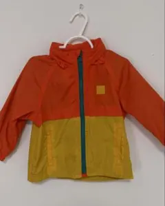 GAP/オレンジ×イエロー フード付きジャケット