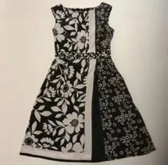 TOCCA ノースリーブひざ丈ワンピース Sサイズ