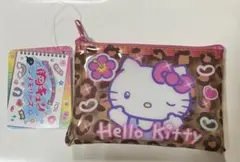 【匿名発送】サンリオ ハローキティ クリアフラットポーチ 胸キュンメモリーズ