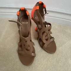 BALLY ブラウン/オレンジ ハイヒール