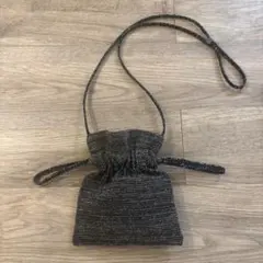 CFCL STRATA GLITTER DRAWSTRING MINI BAG