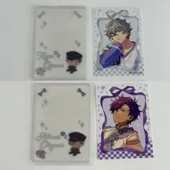 あんスタ 展示会 10周年 硬質ケース ミニブロマイド 大神晃牙、乙狩アドニス