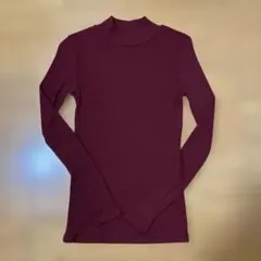 UNIQLO ワインレッド タートルネック セーター S