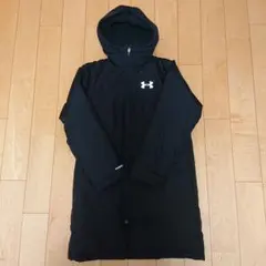 Under Armour ブラック ロングコート YMD/JM/M/サイズ