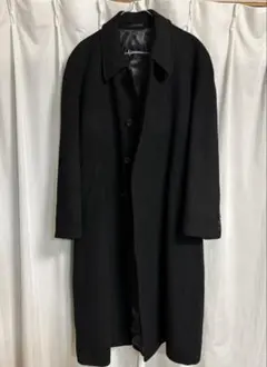 [カシミヤ100%]ロングコート チェスターコート ブラック カシミア ラグラン