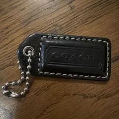 COACH レザー キーホルダー チャーム ブラック