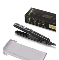 新品 Melydoミニヘアアイロ 210℃ 急速加熱 超軽量 17.5cm