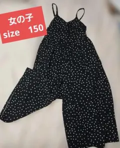 GU ドット柄 サロペット 150
