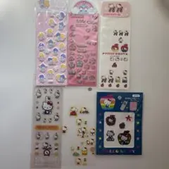 ハローキティ シール まとめ売り サンリオ レトロ キキララ入り 未使用あり