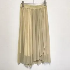 PROPORTION BODY DRESSING ベージュ シフォンスカート