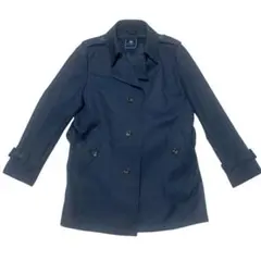 【最終値下げ‼️】 mitsumineステンカラーコート　ウエストベルト付き