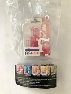 ベアブリック パッケージチャームコレクション vol.2 CLEAR RED