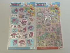 サンリオキャラクターズ ホログラムシール キラっとシール3 マイメロ・キティ