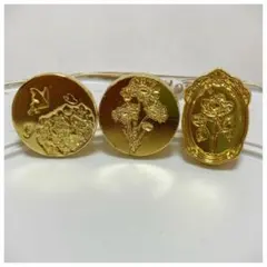 【お花3点セット】シーリングスタンプ用ヘッド