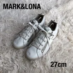 MARK&LONAマークアンドロナゴルフシューズジップスニーカーホワイト白のサムネイル