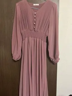 長袖 ロングワンピース ナチュラルクチュール