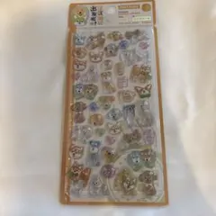 【本日発送】柴犬　立体透明シール　硬いタイプ