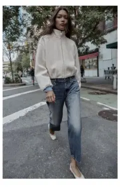 ZARA ブークレーハイネックジャケット　XS 新品未使用