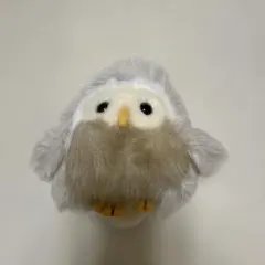 昭和レトロ オオイケ OIKE フクロウ ぬいぐるみ マスコット 白