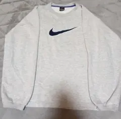 90s Nike スウェット　トレーナー　グレー　L