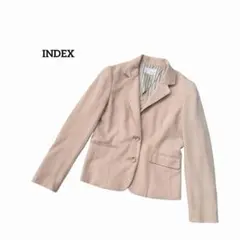 インデックス テーラードジャケット S ベージュ 入学 卒業 セレモニー 通勤