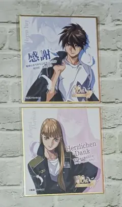 ヒイロ＆リリーナ　色紙　２点セット