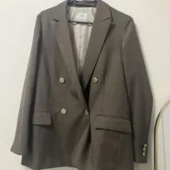 GREEN LABEL RELAXING チェック柄ジャケット　ブラウン　36