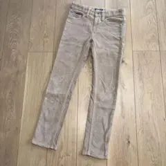 トミーヒルフィガー　キッズ　ベージュ コーデュロイ スリムパンツ 140cmのサムネイル