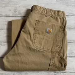 カーハート B324 ワークパンツ 40×30 ブラウン リラックスフィット古着