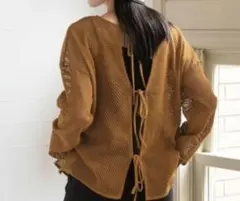 ♡8 LOWRYS FARM　2WAYメッシュカーディガンのサムネイル